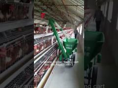 Poultry Farm Feed Processing System 220v , Customized Poultry Feed Trolley Iris