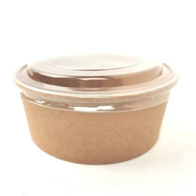 China Factory Price 750ML Disposable Paper Fried Chicken Packaging Bowl With Lids Take Out Packaging Box With Lids for sale