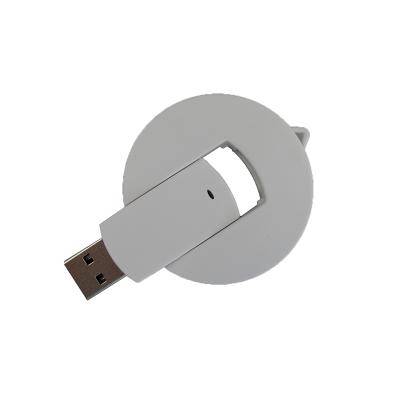 China ABS Circle Swivel USB Disk Thumb USB Flash Memory 8GB USB 2.0 Flash Drive for sale