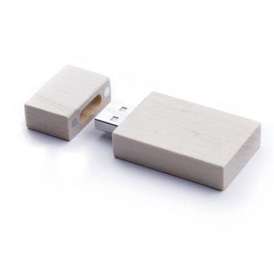 China Natural Wood Wooden USB Flash Drive 8GB for sale