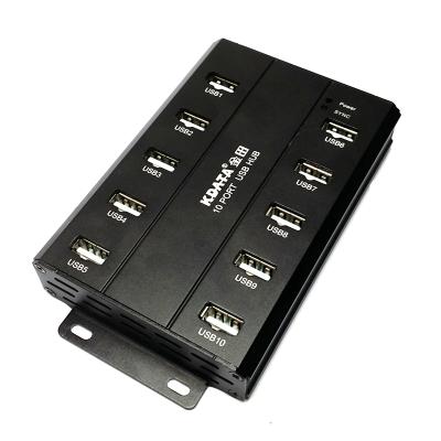 China Data Transfer Industrial Class 10 Level Metal Charging And Sync Port USB HUB for sale