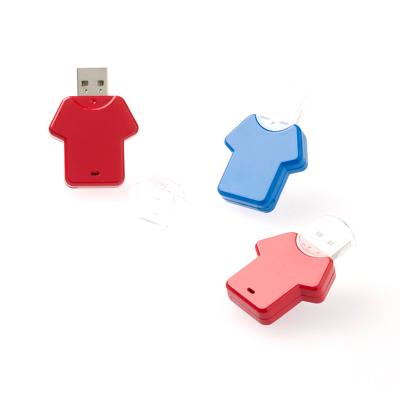 China Plastic Shirt USB Drive T-shirt USB Flash Memory Flash Memory T-Shirt Form USB Flash Drive 4GB for sale