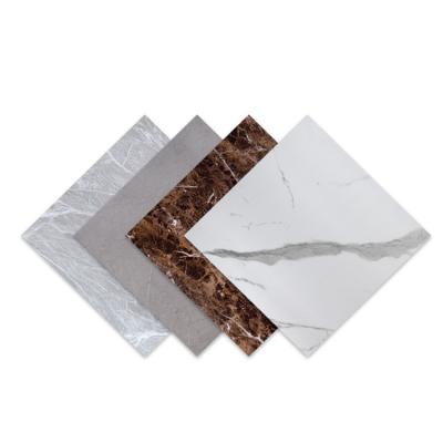 China Plastic Designs Wood Skin Floor Tiles Anti-fouling Wear-resistant Waterproof and Stick Stone Floor Tiles for sale