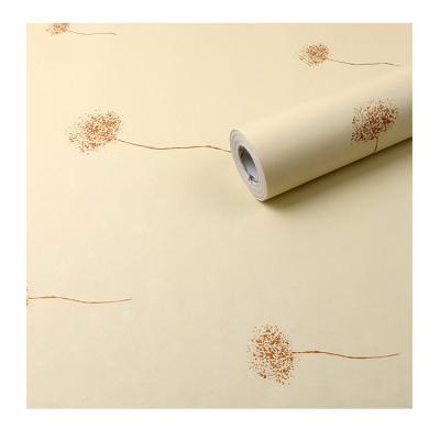 China PVC Moisture-proof Self Adhesive Wallpaper Designs 3D Floral Wallpaper Rolls For Wall Decoration for sale