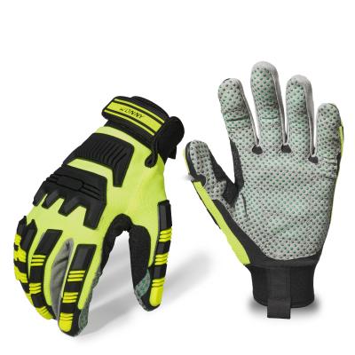 China 2022 New Breathable Safety Gloves Cutting TPR Heavy Duty Working Gloves High Resistant Mechanical Visible Gloves for sale