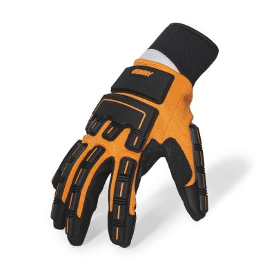 China Factory Price Breathable Manufacturer Wholesale Safety Gloves Cutting Resistant TPR Working High Resistant Mechanical Visible Gloves for sale