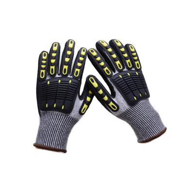 China hppe grade five anti-cut shockproof shockproof anti-collision outdoor protective wear-resistant gloves breathable for sale