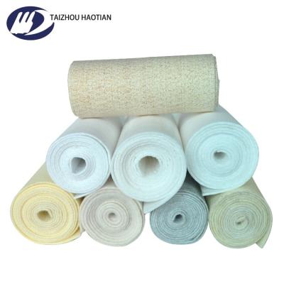 China Plant Filter Material Polyester 550gsm Needle Felt With PTFE Membrane For Cement Plant for sale