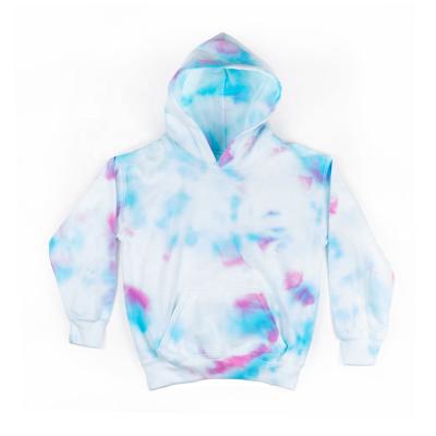 China Misani fashion street casual sports wear quality pullover tie dye hoodies for kids for sale