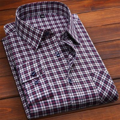 China High Quality Autumn Man Long Sleeves Cotton Shirt [Misani] Men's Breathable Casual Spring Plaid Shirt for sale