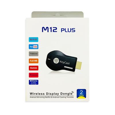 China Wifi Show TV Dongle M12 Plus HDTV Display Receiver Airplay Wireless Media Mira Screen Miracast 1080P WiFi for sale