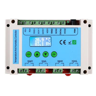 China 0.5% Accuracy Professional And Use Greenhouse Temperature Humidity Controller / Industrial Temperature And Humidity Sensor A-TH6 for sale