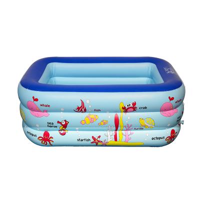 China Customized Baobiao OEM Low Price Inflatable Swimming Pools Custom Durable Large Family Automatic Adult Size Inflatable Pool for sale