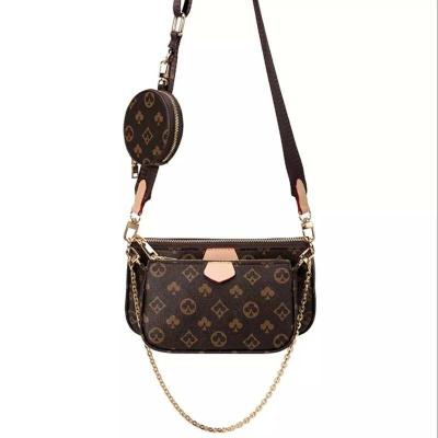 China High Quality Fashion PU Leather 3 In 1 Purses And Cross - Body Handbags Shoulder Bags Luxury Fashion Women Purse And Handbags Bag A Main for sale