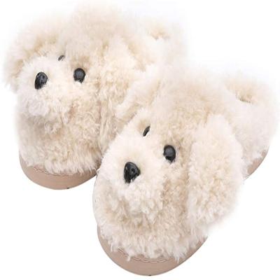 China Fashion Trend Women's Slippers Cute Animal Winter Fleece Plush Slippers Soft Bedroom Slippers for sale