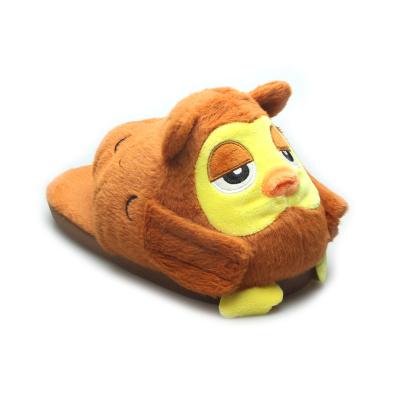 China Fashion Trend Wholesale 2 Colors Soft Plush Fuzzy Animal Slippers Soft Comfortable for sale