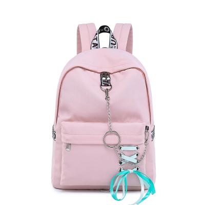 China Wholesale Custom Anti-theft School Girl Vintage Backpack Set Fashion Student Bag College For Teenage Girl Fashion Schoolbag Waterproof for sale