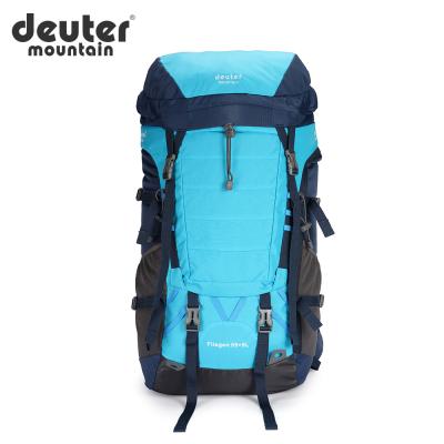 China OEM 60L Large Pro Anti-theft Outdoor Trekking Travel Backpack Camping Hiking Waterproof Bag Mountaineering Nylon Rucksack For Man for sale