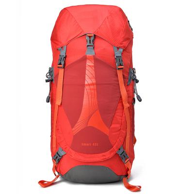 China 50L Mountain Trekking Nylon Backpack Lightweight Waterproof Bag Custom Outdoor Climbing Hiking Backpack For Camping for sale