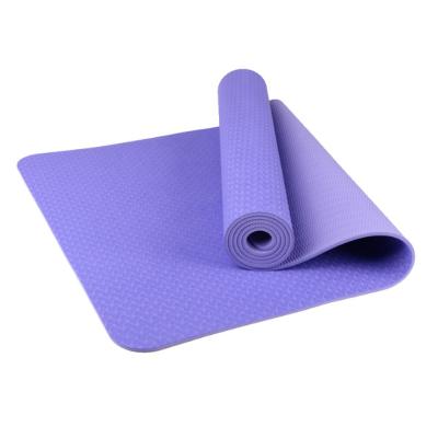 China Eco-Friendly Non Slip Non Slip Exercise Mat 1/4 Inch Fitness Workout Mat For Yoga Pilates And Floor Exercises for sale