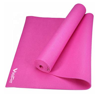 China Yoga/Pilates/Game/Wholesale Outdoor/Recreation Yoga Fitness PVC Non Slip Mats Yoga Mat For All Kinds Of Yoga Pilates And Floor Exercises for sale