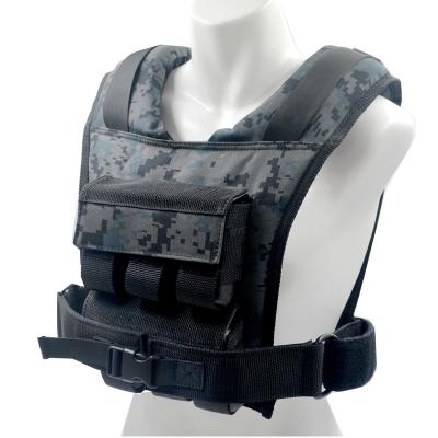 China Camouflage Durable Custom Functional Adjustable Weight Training Vest for sale