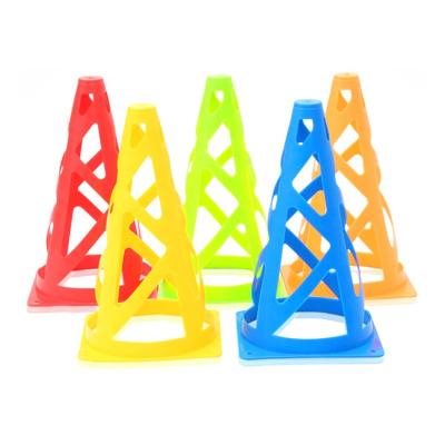 China Flexibility Soccer Cones With Holes Forming Agility Speed ​​Cones for sale