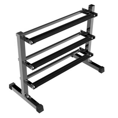 China 3 Tier Dumbbell Rack Rack Weight Shelf Rack Durable Home Gym Storage Racks for sale