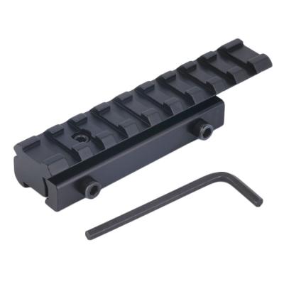 China Aluminum Alloy Gun Access Riflescope Sight Rail Guide Width Conversion 11mm To 20mm Metal Rail Set Aluminum Alloy Base for sale