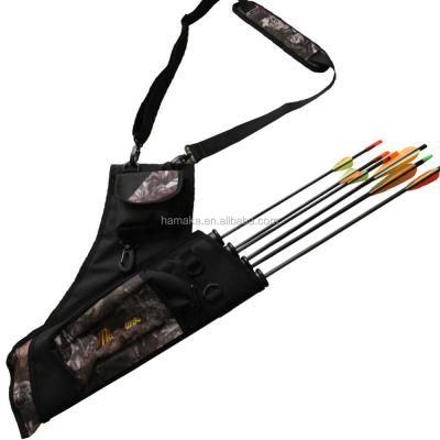 China Camouflage Camouflage Archery Arrow Super Folding Quake Bow Bag Traditional September Packaging Pouch For Arrows for sale