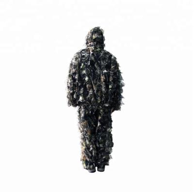 China Woodland Camouflage Hunting 3D Camouflage Camouflage Shirt Premium Hunting Pants Bag Ghillie Suit 115002-BN for sale