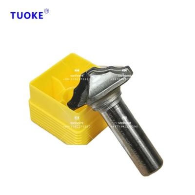 China Diamond TUOKE spot SHT160017 diamond shank12.7XD35 diamond cutter for MDF non-standard wood cutting SANHOMT customized carving knife for sale