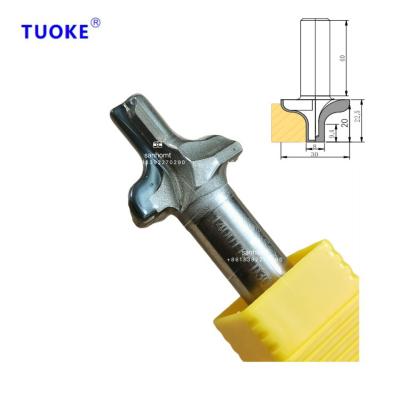 China Diamond TUOKE in SHT114011 shank12.7XD30 PCD router bit SANHOMT cutting knife stock non standard customized diamond cutter for MDF for sale