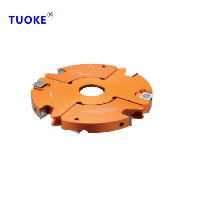 China High quality woodworking Tuoke spindle mouldermachines sanhomt woodworking tools 2 pieces adjustable spline sets #694.021CMT for sale