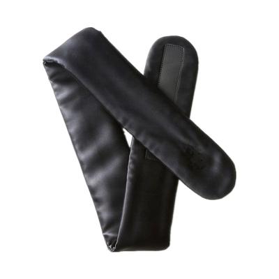 China Comfortable Soft Silk Black Glamorous Band - 100% Silk 22 Mm Spa Silk Headband for sale