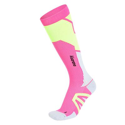 China Custom Breathable Logo Long Youth Coolmax Men's and Women's Reflective Children Wholesale Riding Air Bike Bicycle Sports Recycling Socks for sale