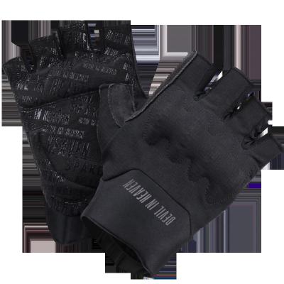 China Custom Non-Slip Dirt Mountain Bike Winter Gel Cycling Cycling Gloves Aerial Road Bike Lightweight Waterproof Half Finger Half Finger for sale