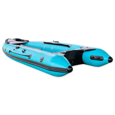 China Wholesale PVC Inflatable Kayak Thickened Boat 2 Person Motorboat Dinghy Inflatable Fishing Boat for sale