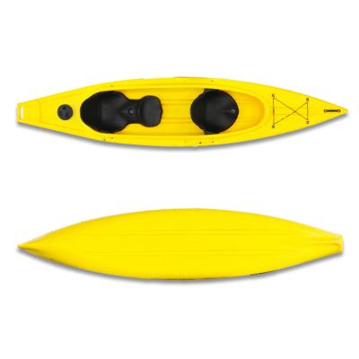 China LLDPE Recreational Family Kayak 3 Person Sit In Kayak For Kids And Adults For Outddoors for sale