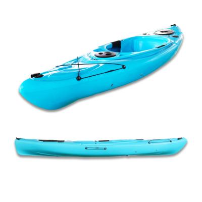 China LLDPE Manufacturer Direct Plastic Small Sit In Ocean Kayak With Foot Rest for sale