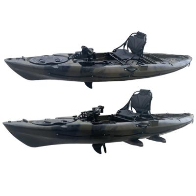 China 2021 LLDPE cheap FISHING KAYAK with pedal drive kayak wholesale manufacture for sale