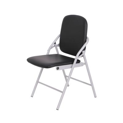 China Cheap Trianing Meeting PVC Folding Study Chair With Tablet Arm for sale