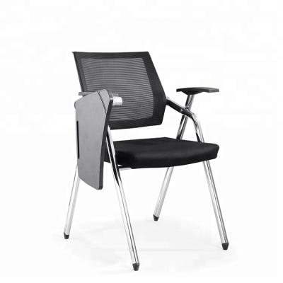 China ADULT DESK CHAIR Office Training Room Study Table Chair With Notepad for sale