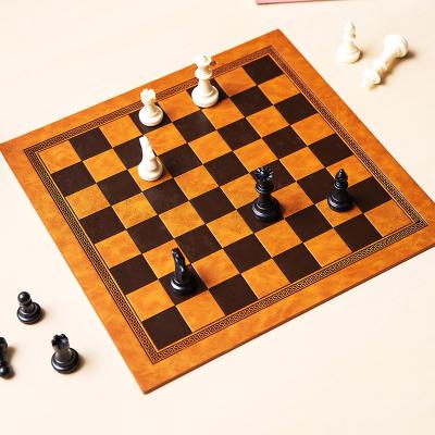 China Chess Game Competition 2020 New PU Chess Board Fashion Chessboard for sale