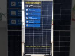 182mm 10BB 550W 144 Cells soalr panel