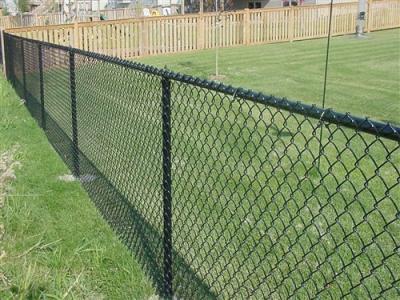 China PVC Coated Chain Link Fence for sale