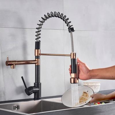 China Amazon Factory Price Modern Hot Selling Luxury Pull Out Kitchen Sink Faucet for sale