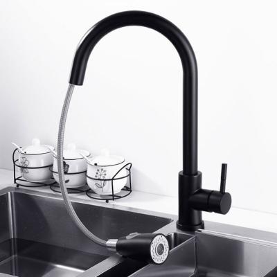 China Amazon Sale 304 Modern Hot Cold 304 Stainless Steel Kitchen Faucet for sale