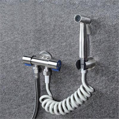 China Amazon Hot Sale Modern 304 Stainless Steel Toilet Bidet Sprayer Handheld Set for sale