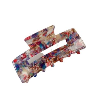 China Fashion Plastic Square Acetate Big Claws Accessories Claw Hair Clips For Girl C94414 for sale